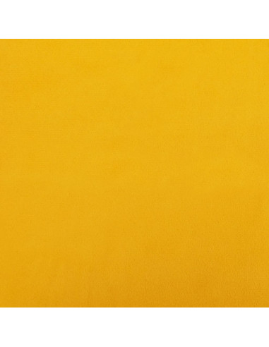 Poggiapiedi Giallo 78x56x32 cm in Velluto