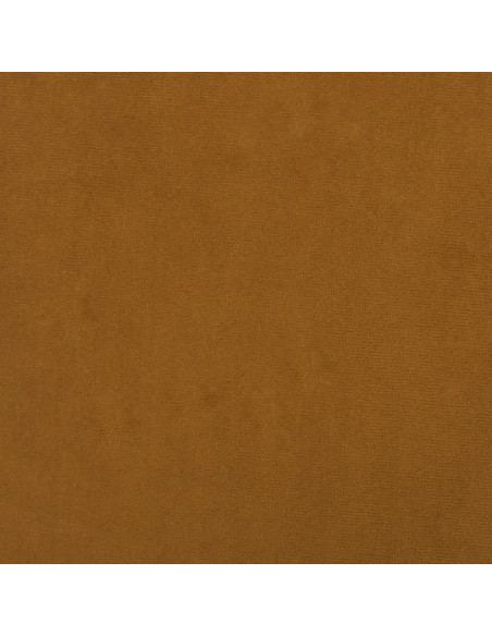 Poggiapiedi Marrone 78x56x32 cm in Velluto