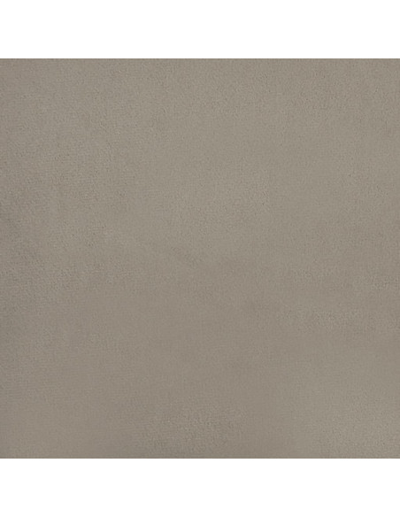 Poggiapiedi Grigio Chiaro 78x56x32 cm in Velluto