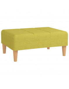 Poggiapiedi Verde 78x56x32 cm in Tessuto 2