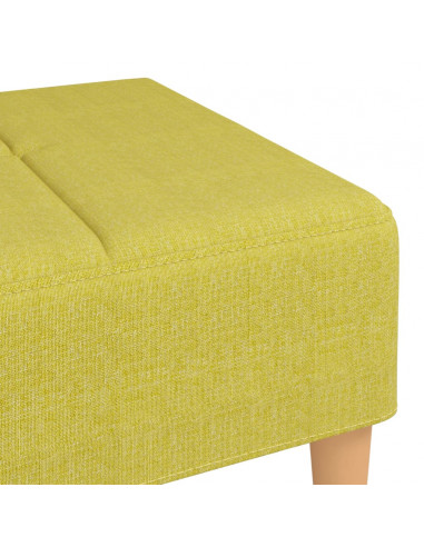 Poggiapiedi Verde 78x56x32 cm in Tessuto