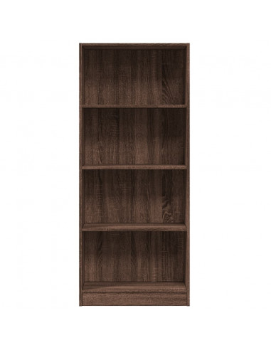 Libreria Rovere Marrone 60x24x143 cm in Legno Multistrato
