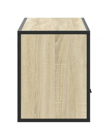 Mobile TV Rovere Sonoma 100x31x39,5cm Legno Multistrato Metallo