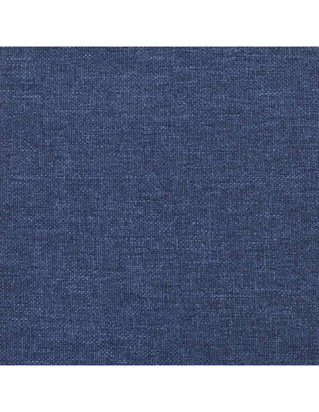 Poggiapiedi Blu 60x60x36 cm in Velluto