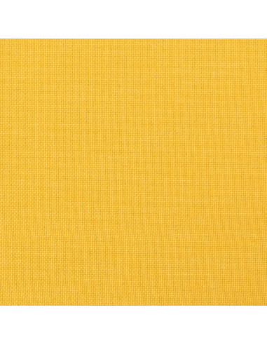 Poggiapiedi Giallo Senape 60x60x36 cm in Tessuto