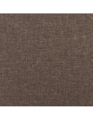 Poggiapiedi Tortora 60x60x36 cm in Tessuto