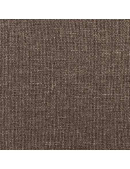 Poggiapiedi Tortora 60x60x36 cm in Tessuto