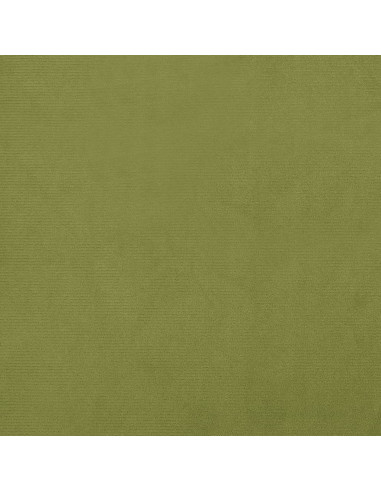 Poggiapiedi Verde Chiaro 60x60x36 cm in Velluto