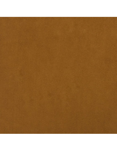 Poggiapiedi Marrone 60x60x36 cm in Velluto