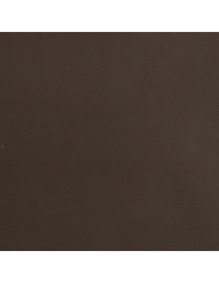 Poggiapiedi Marrone 60x60x36 cm in Similpelle