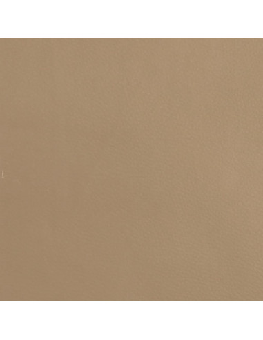 Poggiapiedi Capuccino 60x60x36 cm in Similpelle