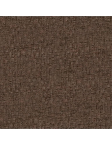 Poggiapiedi Marrone 60x60x36 cm in Tessuto e Similpelle
