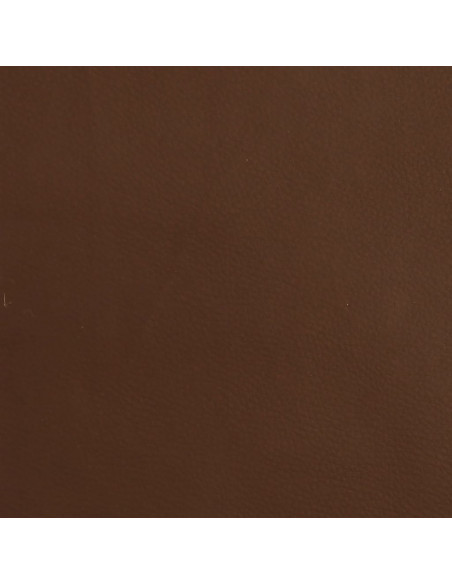 Poggiapiedi Marrone 45x29,5x36 cm in Similpelle Lucida