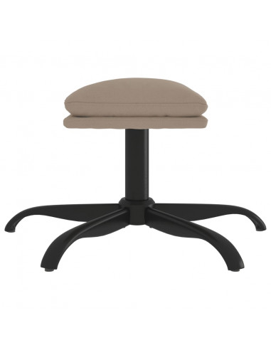 Sgabello Grigio Chiaro 60x60x36 cm in Microfibra