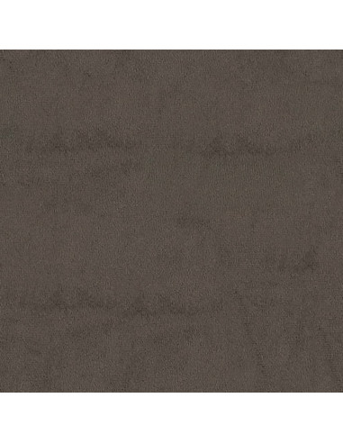 Poggiapiedi Grigio Scuro 60x60x36 cm in Microfibra