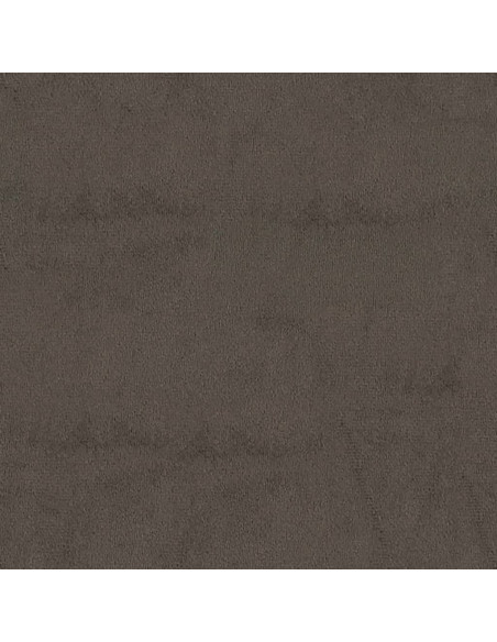 Poggiapiedi Grigio Scuro 60x60x36 cm in Microfibra
