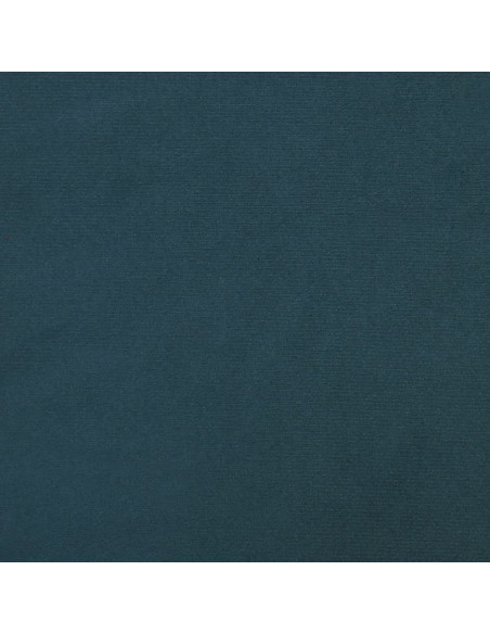 Poggiapiedi Blu 60x60x36 cm in Velluto
