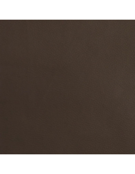 Poggiapiedi Marrone 60x60x36 cm in Similpelle