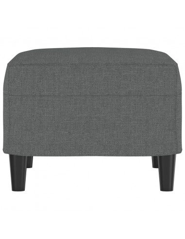 Poggiapiedi Grigio Scuro 60x50x41 cm in Tessuto