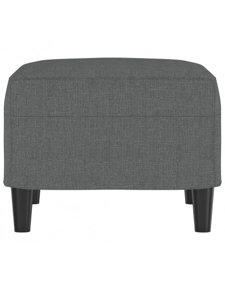 Poggiapiedi Grigio Scuro 60x50x41 cm in Tessuto