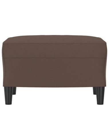 Poggiapiedi Marrone 60x50x41 cm in Similpelle