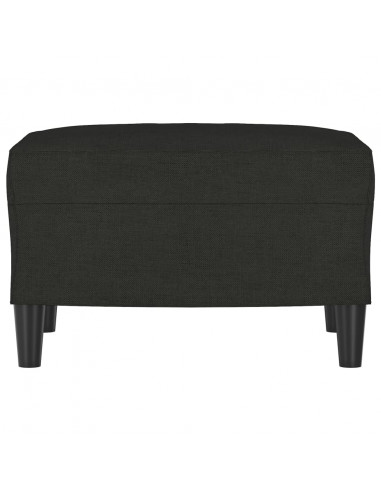 Poggiapiedi Nero 60x50x41 cm in Tessuto