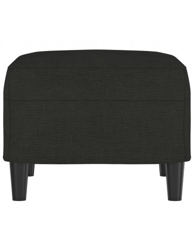 Poggiapiedi Nero 60x50x41 cm in Tessuto