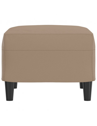 Poggiapiedi Cappuccino 60x50x41 cm in Similpelle
