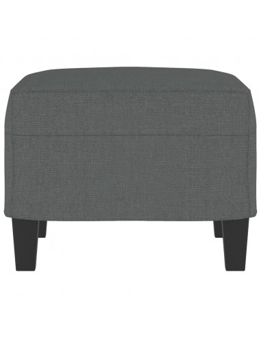 Poggiapiedi Grigio Scuro 60x50x41 cm in Tessuto