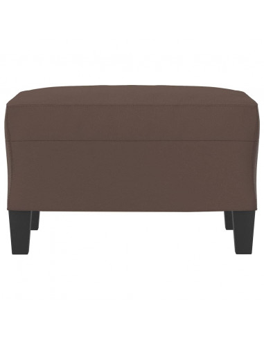 Poggiapiedi Marrone 60x50x41 cm in Similpelle