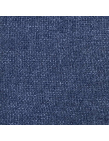 Poggiapiedi Blu 45x29,5x35 cm in Tessuto