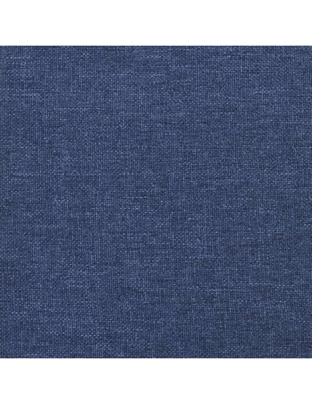 Poggiapiedi Blu 45x29,5x35 cm in Tessuto