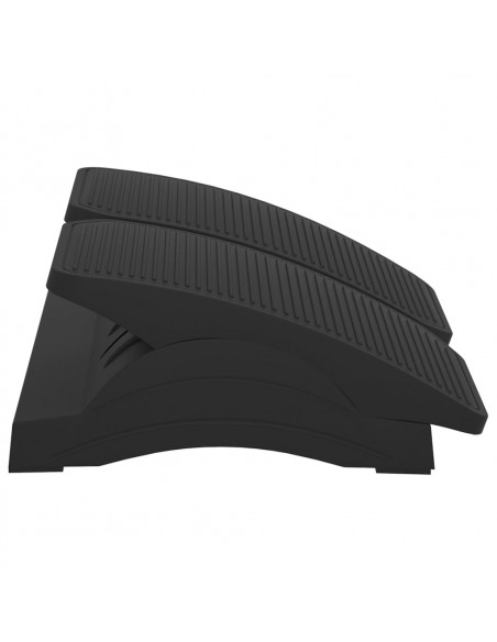 Poggiapiedi Nero 43,5x32,5x10,5 cm