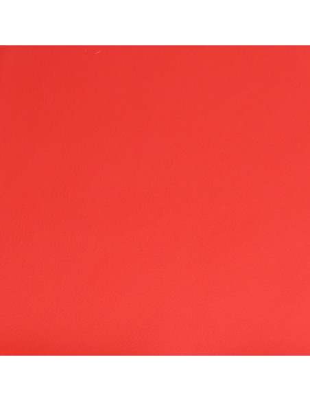 Poggiapiedi Rosso 78x56x32 cm in Similpelle