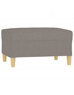 Poggiapiedi Tortora 70x55x41 cm in Tessuto 2