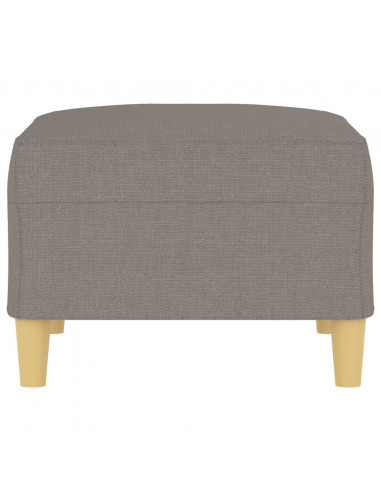 Poggiapiedi Tortora 70x55x41 cm in Tessuto