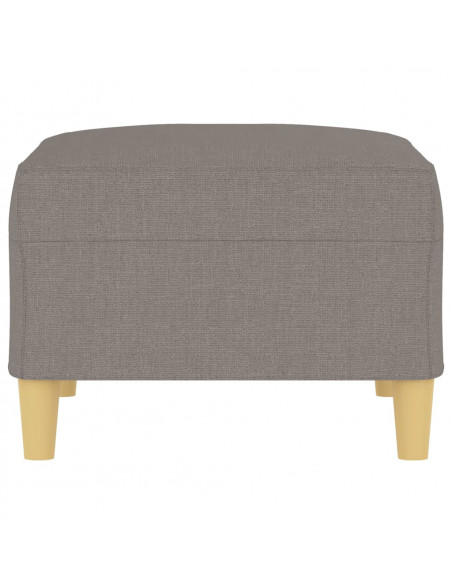 Poggiapiedi Tortora 70x55x41 cm in Tessuto