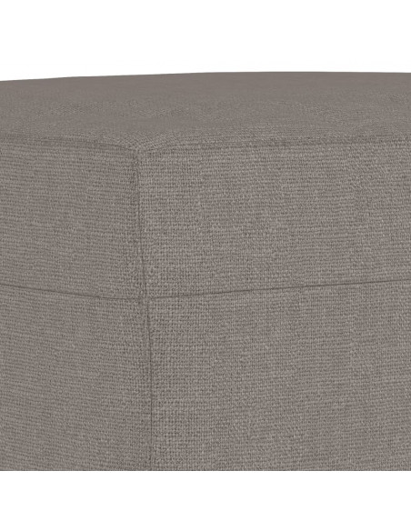 Poggiapiedi Tortora 70x55x41 cm in Tessuto