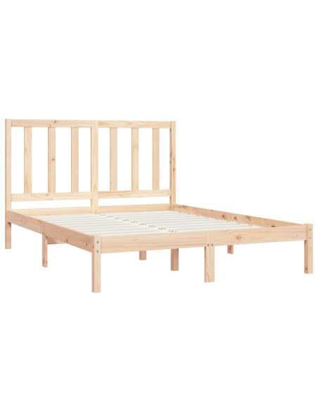 Giroletto in Legno Massello di Pino 120x190cm Small Double