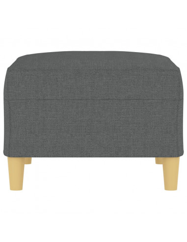 Poggiapiedi Grigio Scuro 70x55x41 cm in Tessuto