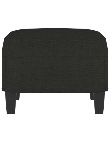 Poggiapiedi Nero 60x50x41 cm in Tessuto