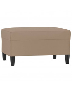 Poggiapiedi Cappuccino 70x55x41 cm in Similpelle 2