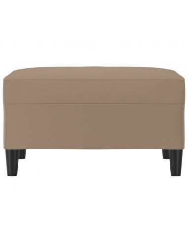 Poggiapiedi Cappuccino 70x55x41 cm in Similpelle