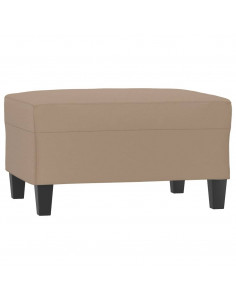 Poggiapiedi Cappuccino 70x55x41 cm in Similpelle 2