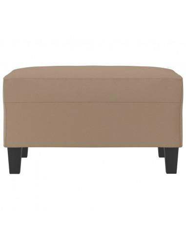 Poggiapiedi Cappuccino 70x55x41 cm in Similpelle