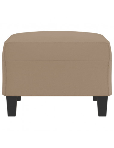Poggiapiedi Cappuccino 70x55x41 cm in Similpelle