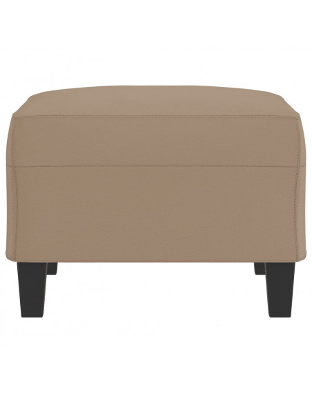 Poggiapiedi Cappuccino 70x55x41 cm in Similpelle
