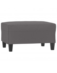 Poggiapiedi Grigio 70x55x41 cm in Similpelle 2