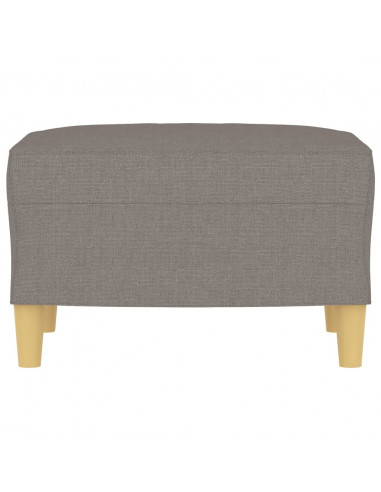Poggiapiedi Tortora 60x50x41 cm in Tessuto