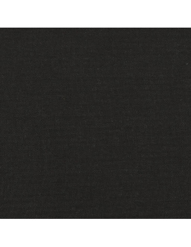 Poggiapiedi Nero 45x29,5x35 cm in Tessuto